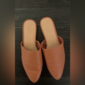 Old Navy cognac mules size 8